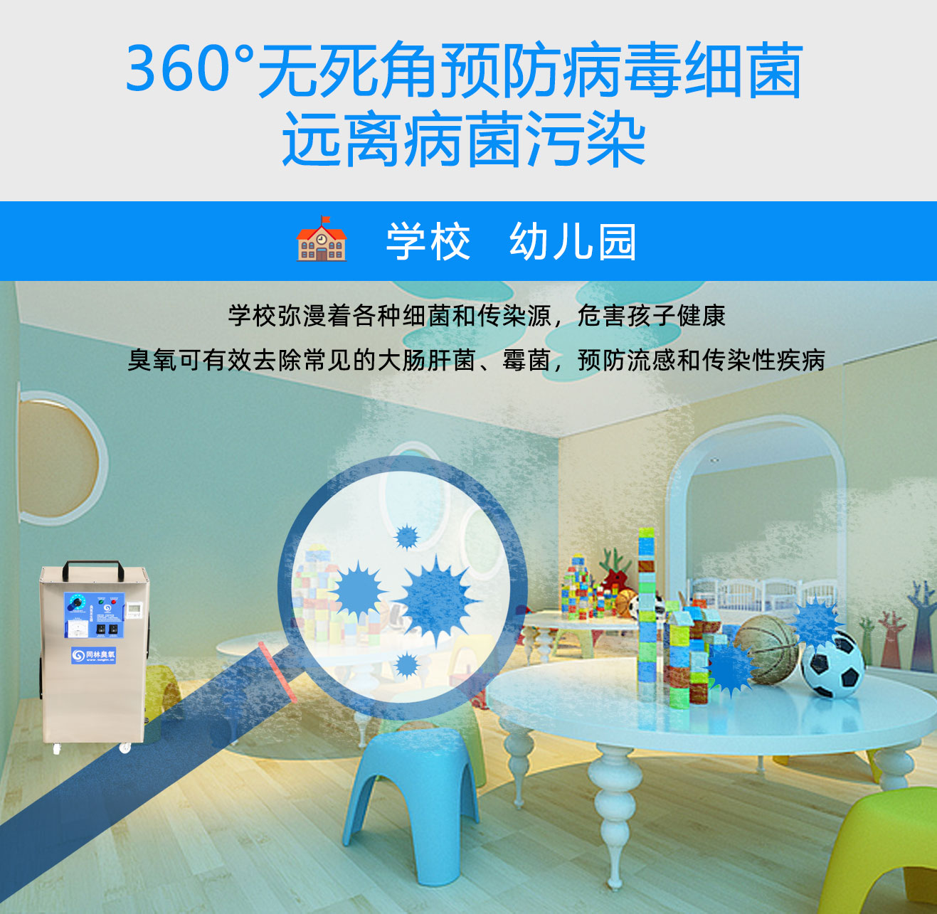 學校，酒店移動式臭氧消毒機(圖3)